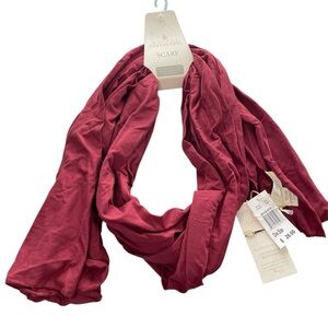 NWT Quagga Greenlabel Infinity Scarf in Burgundy 100% Cotton